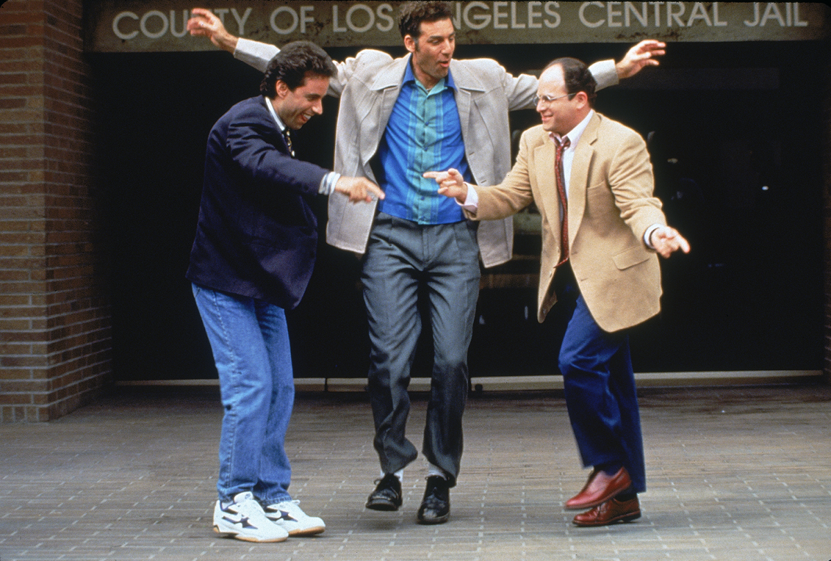 Kramer, George and Jerry on Seinfeld
