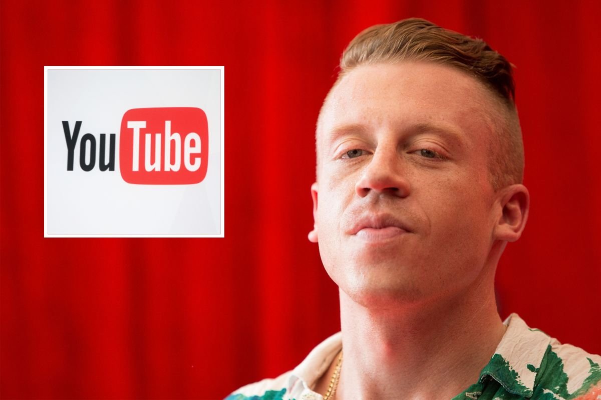 Macklemore and YouTube logo