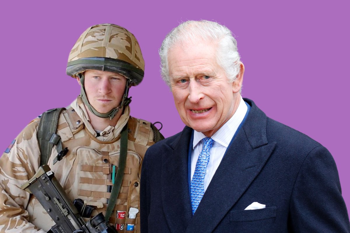 King Charles and Prince Harry, in Uniform