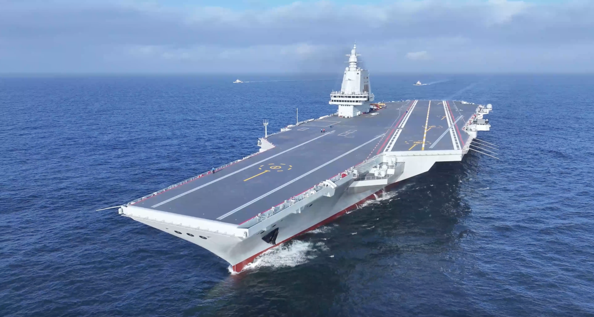 China's New Aircraft Carrier Fujian