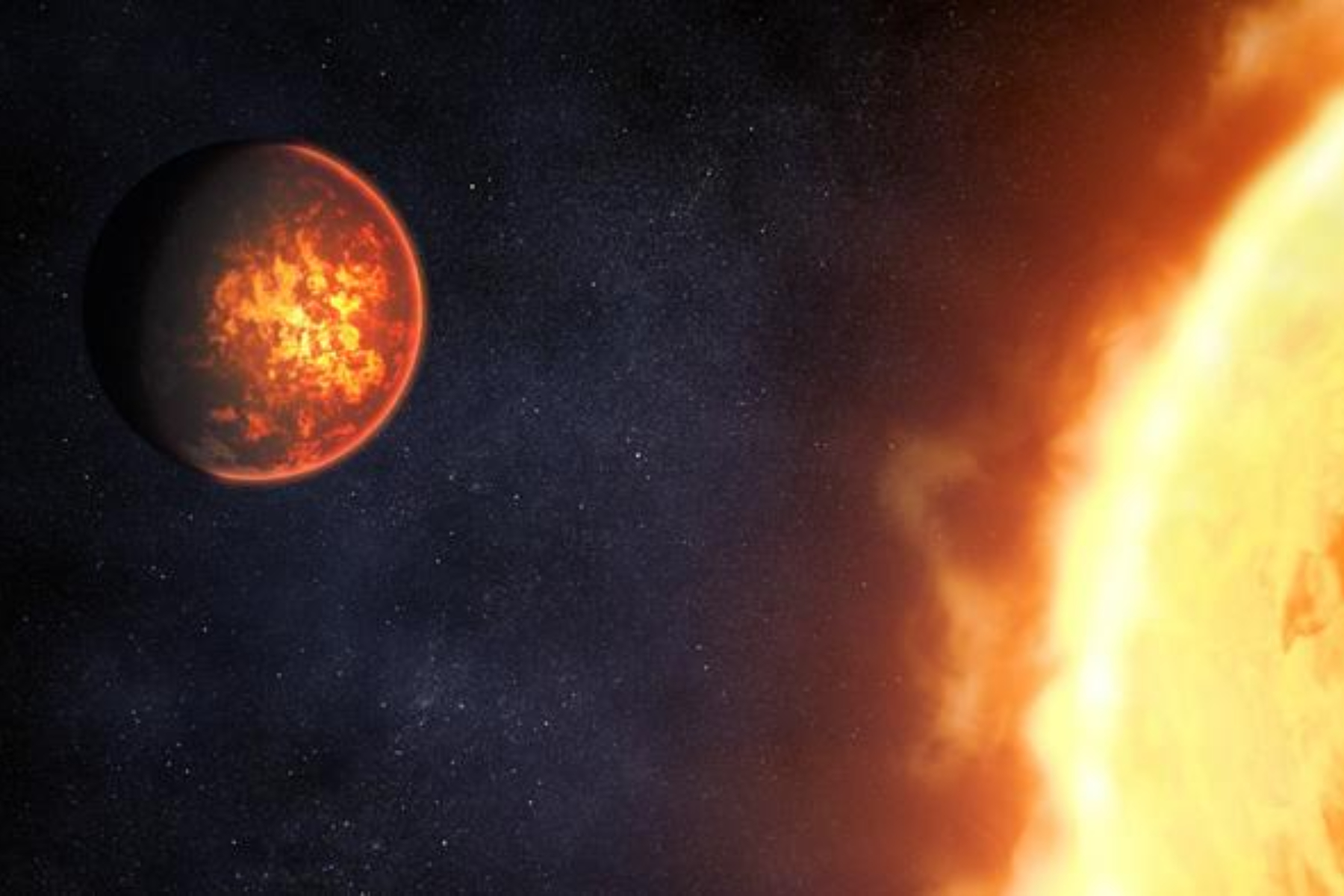 La NASA découvre un monde comprimé par la gravité « explosant avec des volcans »