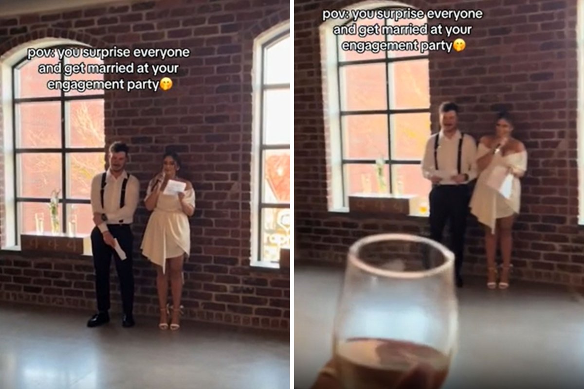 Julia Polley in her TikTok video