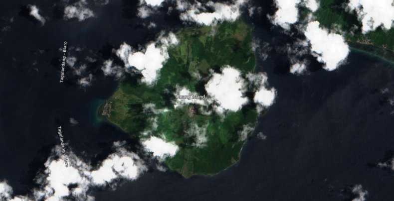 Photos From Space Capture Before and After Volcano Erupts - Newsweek