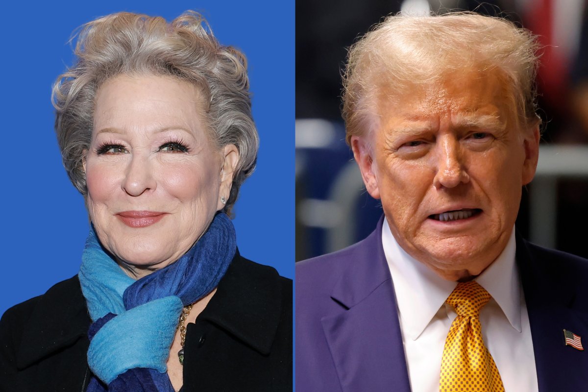 Bette Midler and Donald Trump