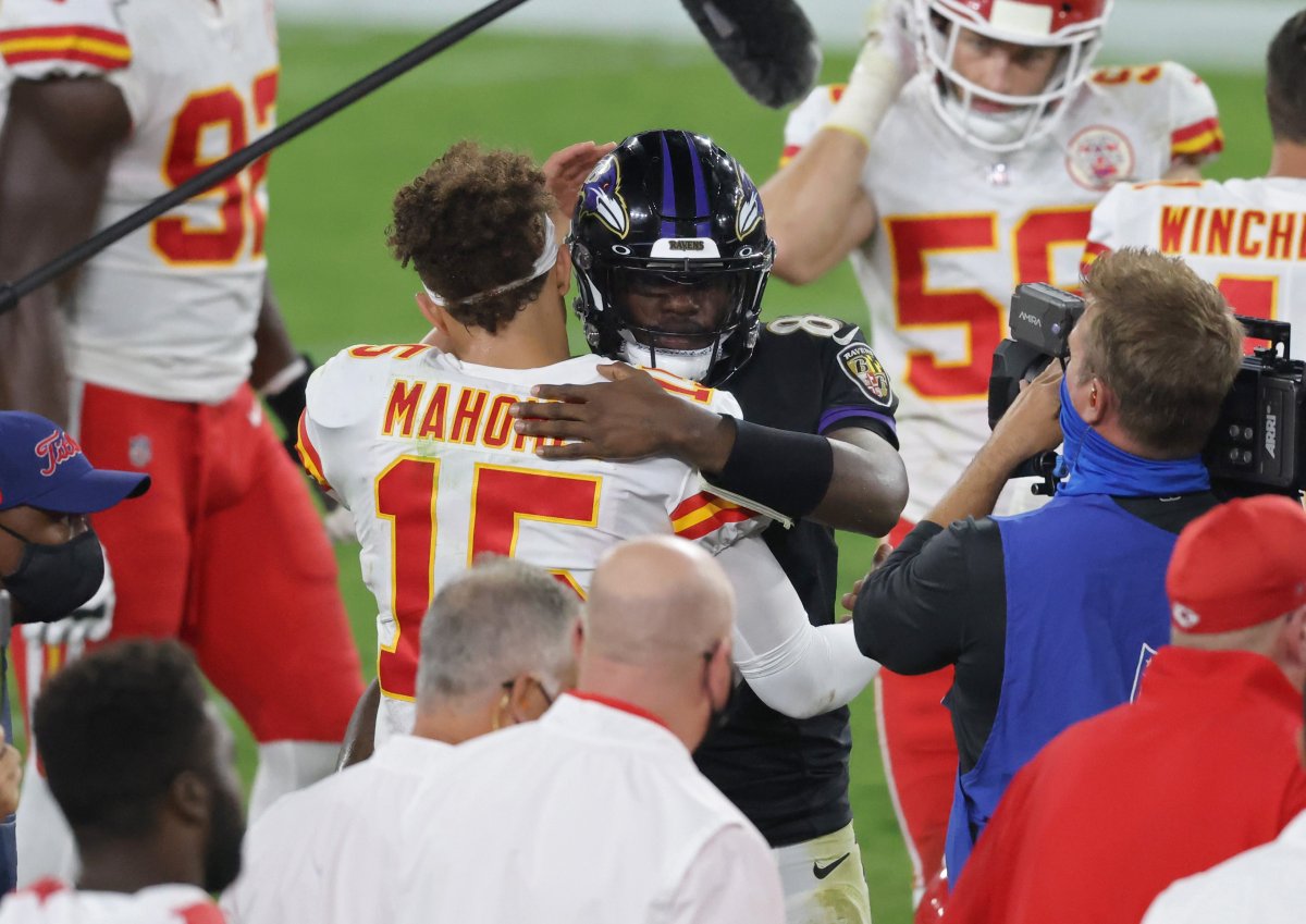 Patrick Mahomes and Lamar Jackson