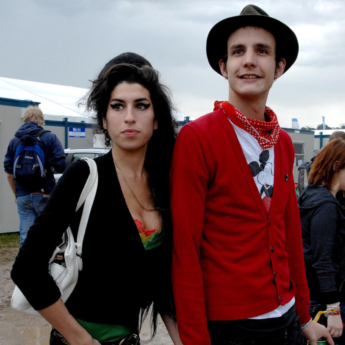 Amy Winehouse (left) and Blake Fielder-Civil, 2007