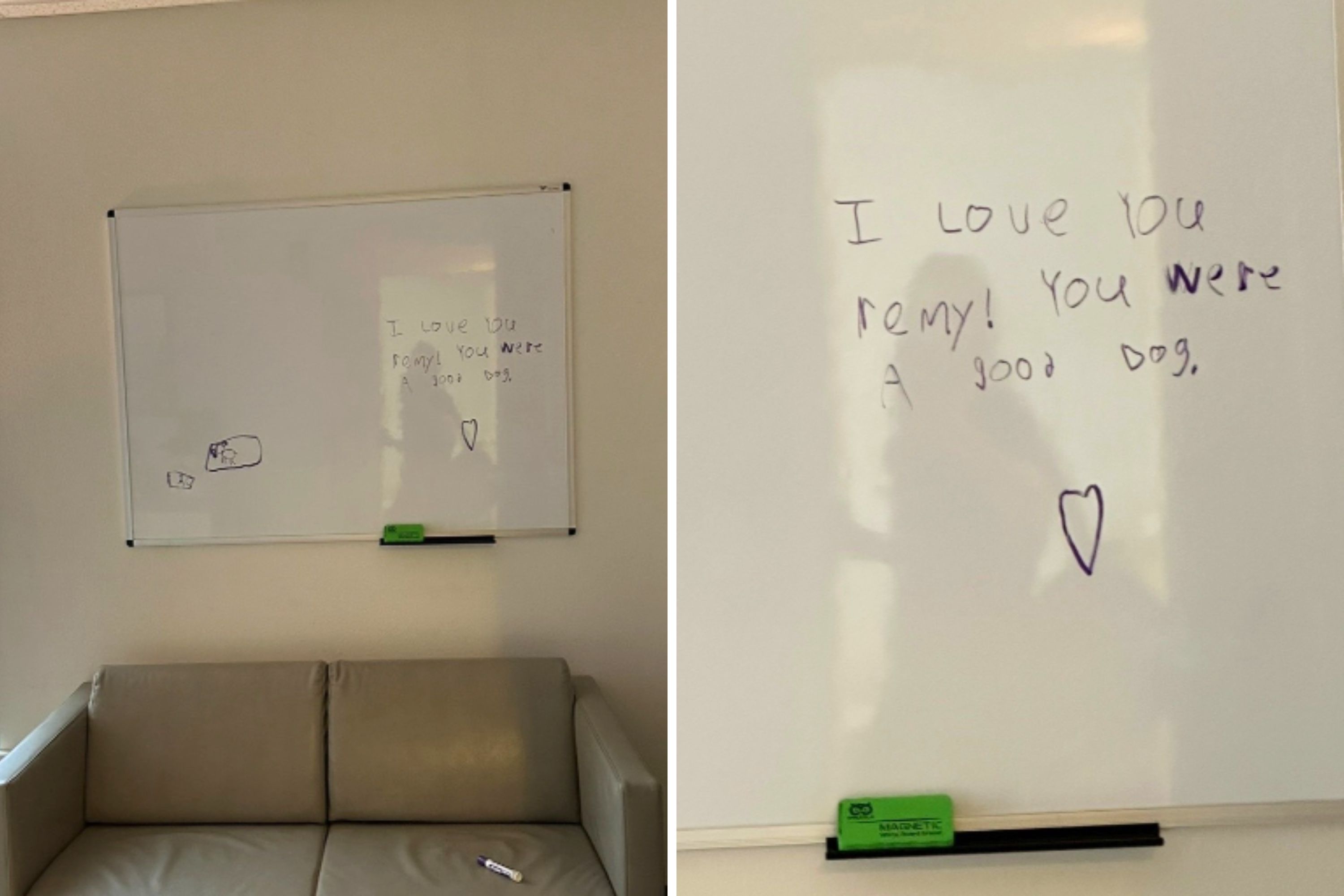 Heart-wrenching Note Found on Veterinarian’s Whiteboard Evokes Immediate Emotion Heart-wrenching Note Found on Veterinarian’s Whiteboard Evokes Immediate Emotion