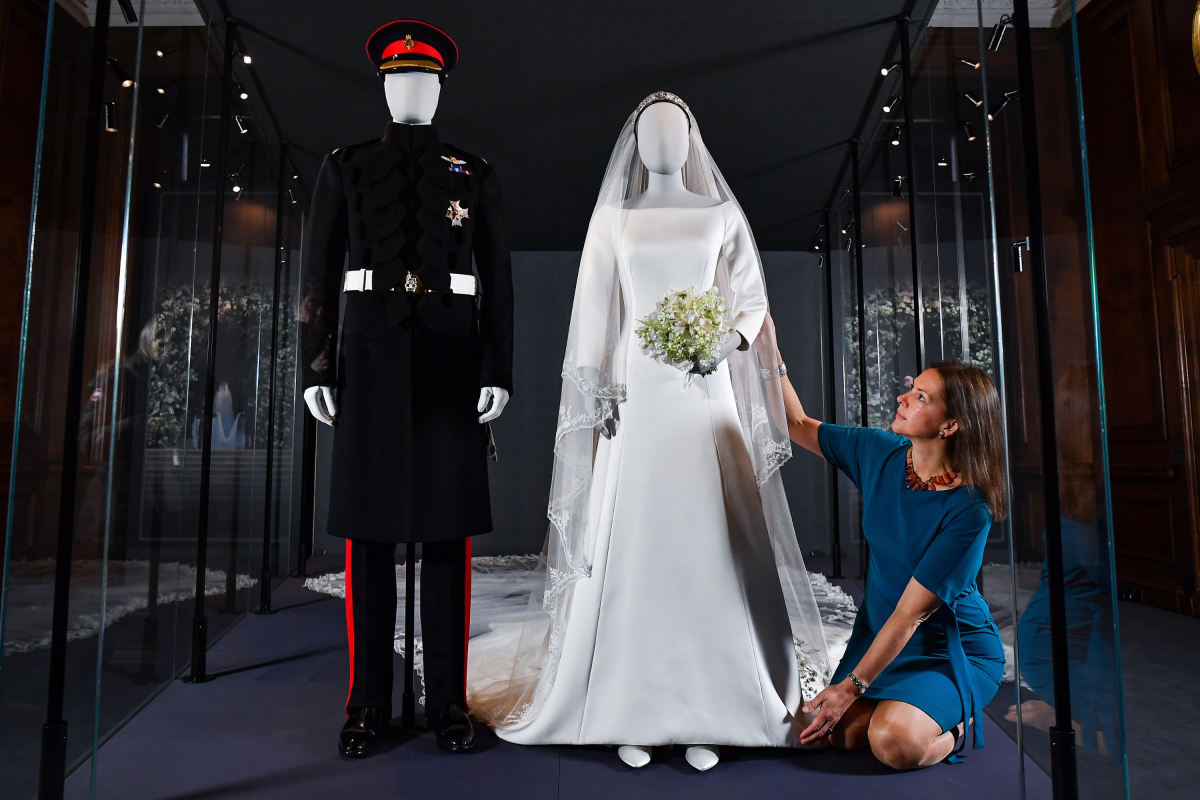 Meghan Markle Wedding Dress Display