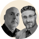 Cantor Michael Zoosman and Abe Bonowitz 
