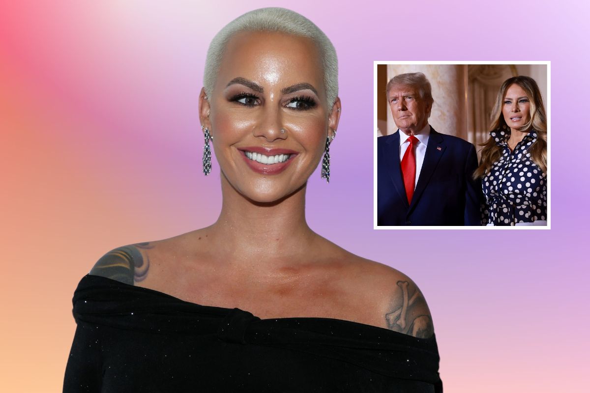 Amber Rose Photo With Donald, Melania Trump Sparks Fury - Newsweek