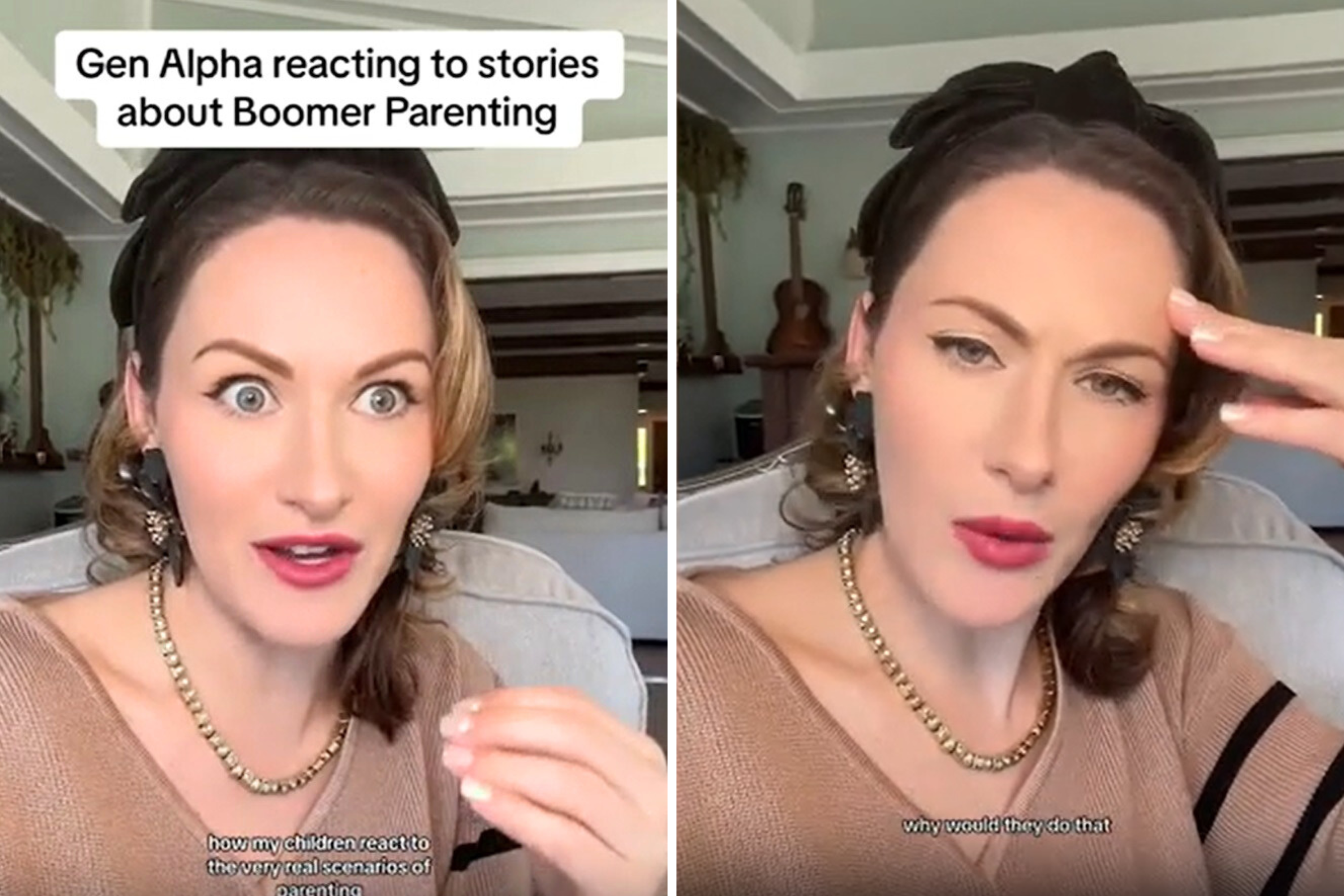 Millennial Mom Tells Her Kids the Horror Stories of Being Raised by Boomers Millennial Mom Tells Her Kids the Horror Stories of Being Raised by Boomers