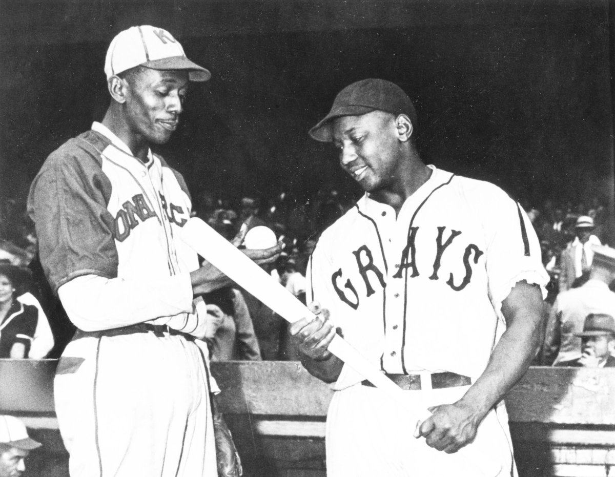Satchel Paige and Josh Gibson