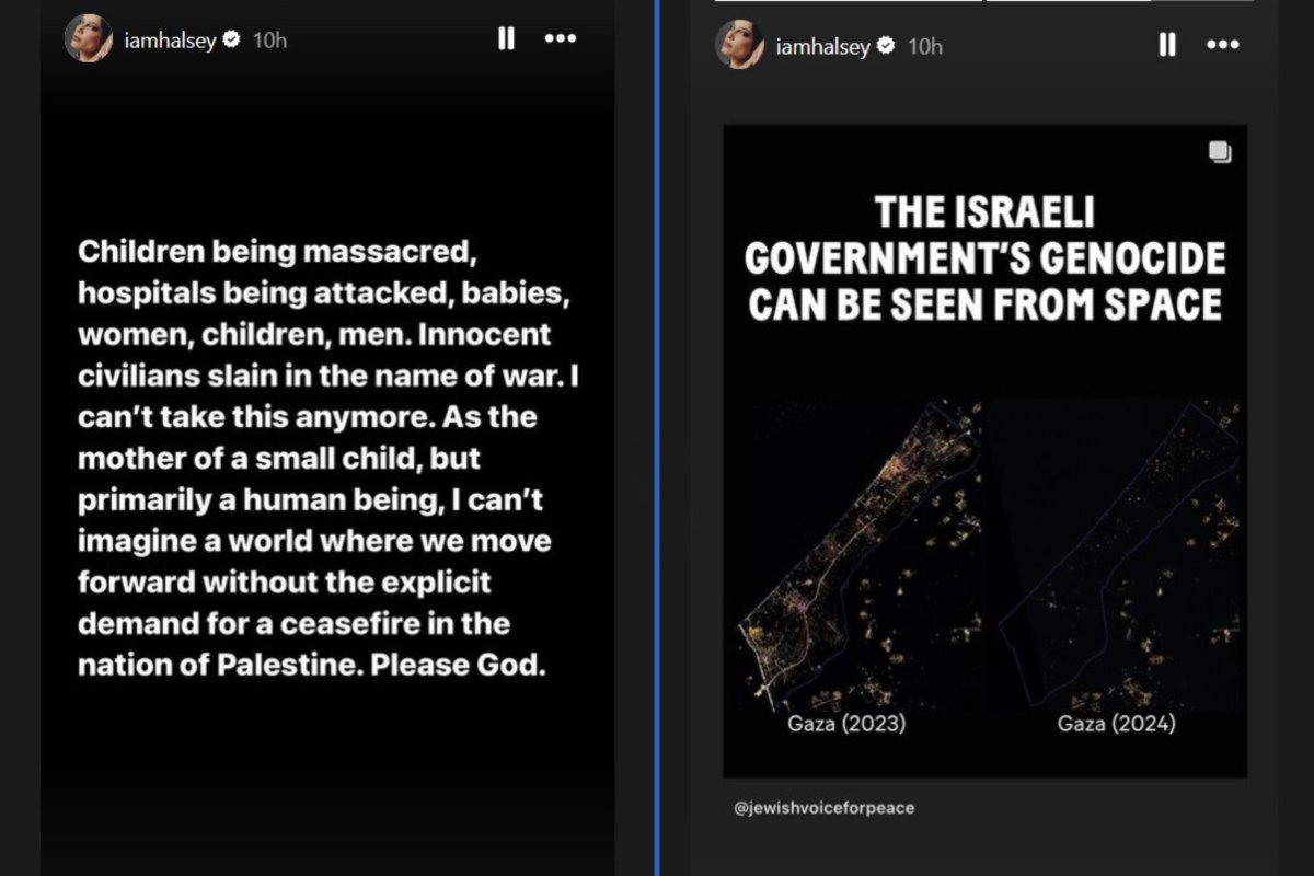 Halsey speaks out on Rafah strikes