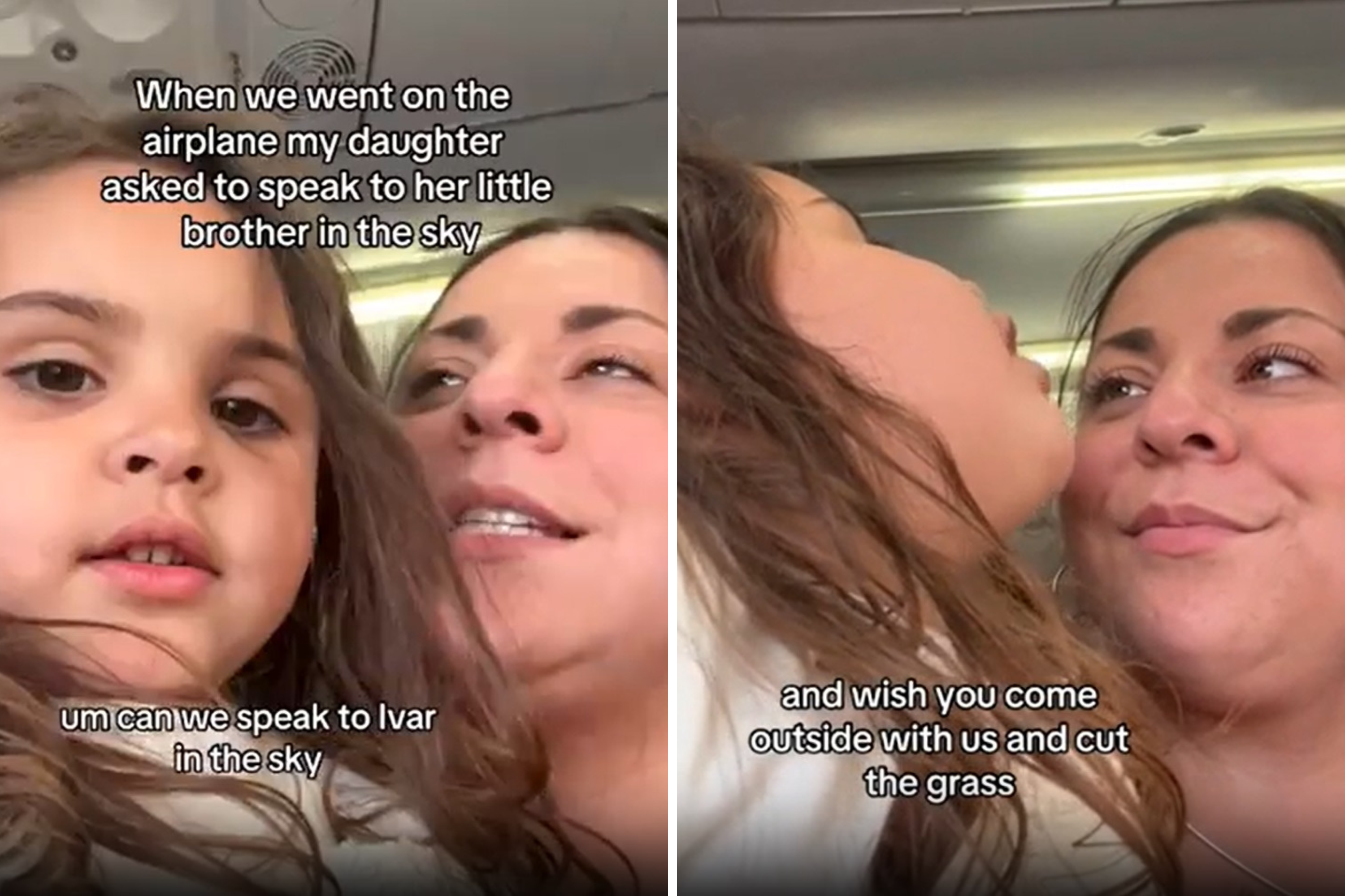 Tears at Heartbreaking Questions Toddler Asks Grieving Mom on Plane