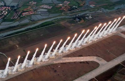 North Korea Ballistic Missile Salvo North Korea Ballistic Missile Salvo