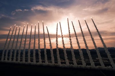 North Korea Ballistic Missile Salvo