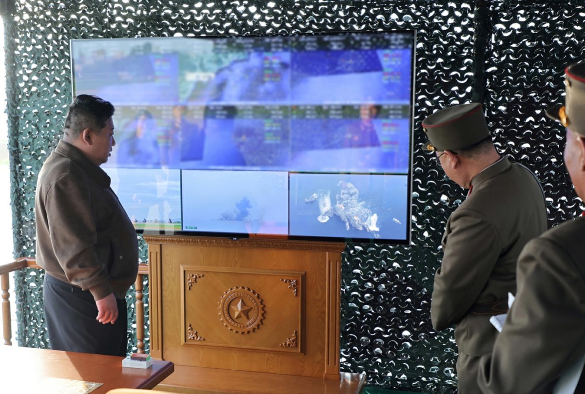 North Korea Ballistic Missile Salvo