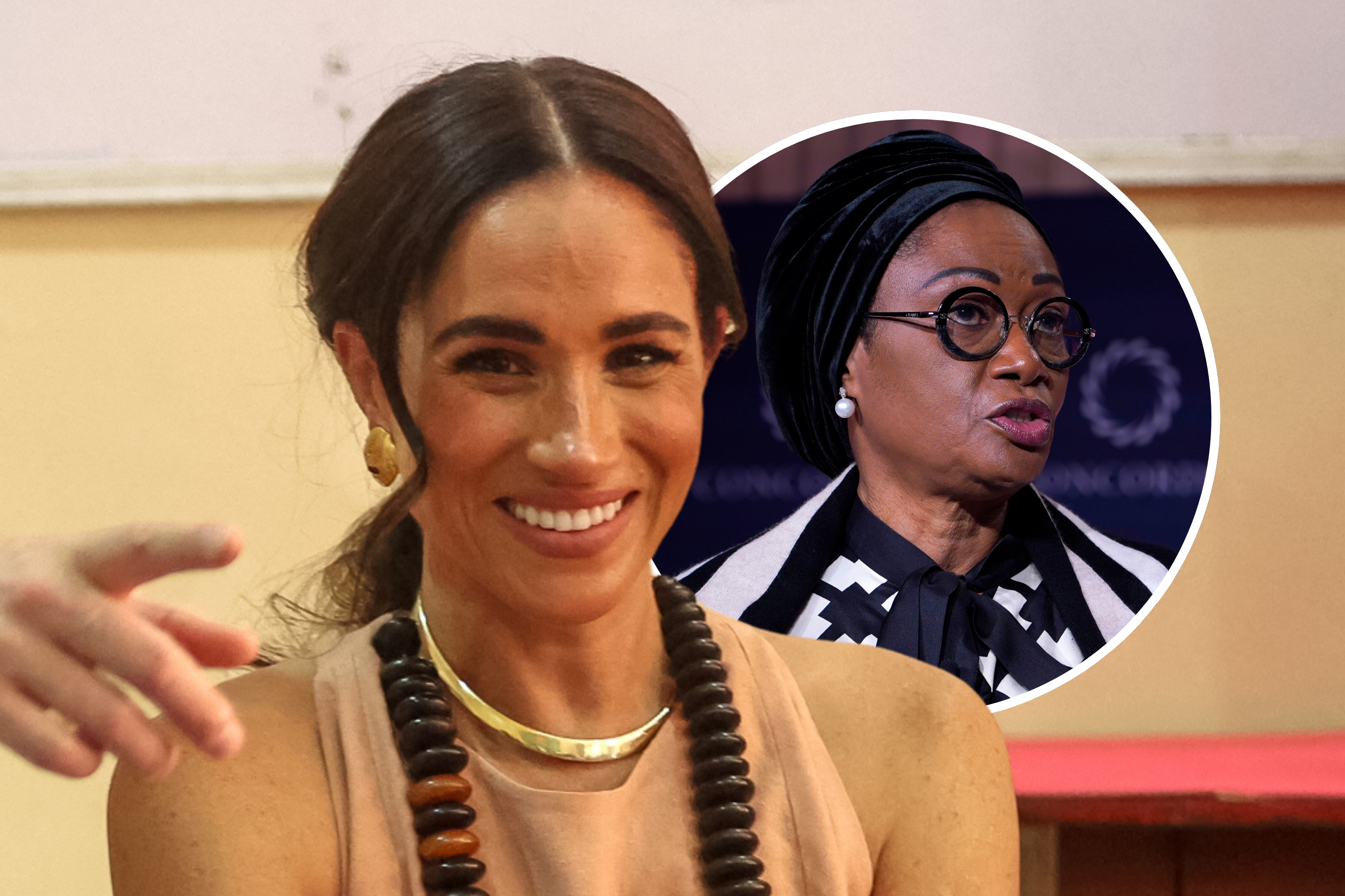 Photo: Nigeria's First Lady Clarifies Statement After Markle’s Visit