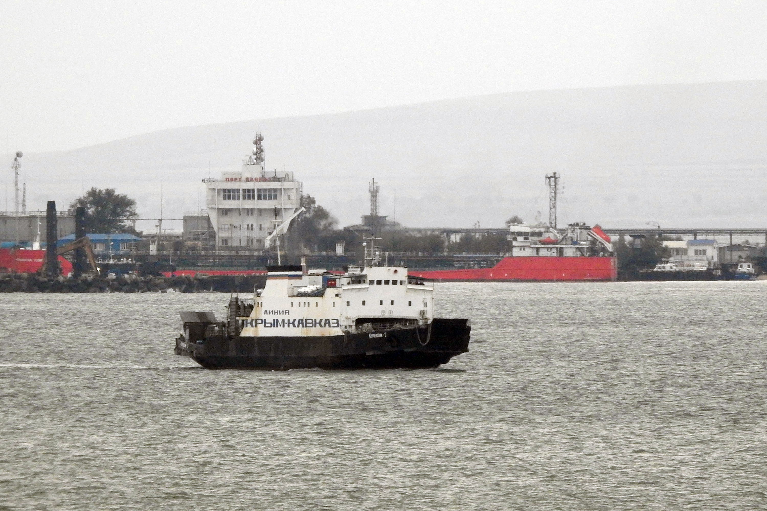 Crimea Photos Show Aftermath of ATACMS Strike on Kerch Ferry Crossing