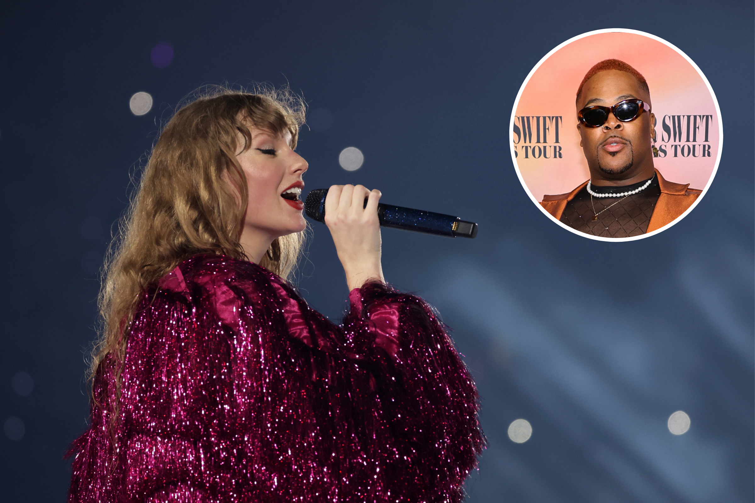 Taylor Swift audience screams when backup dancer takes mic on stage