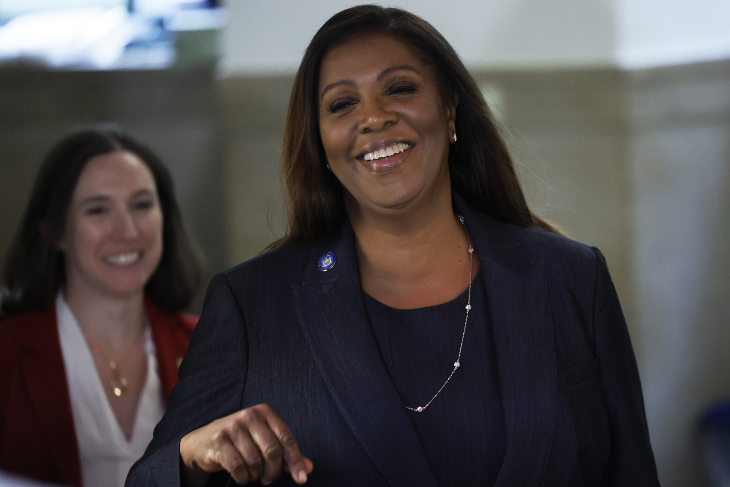 Letitia James Celebrates Legal Win - Newsweek