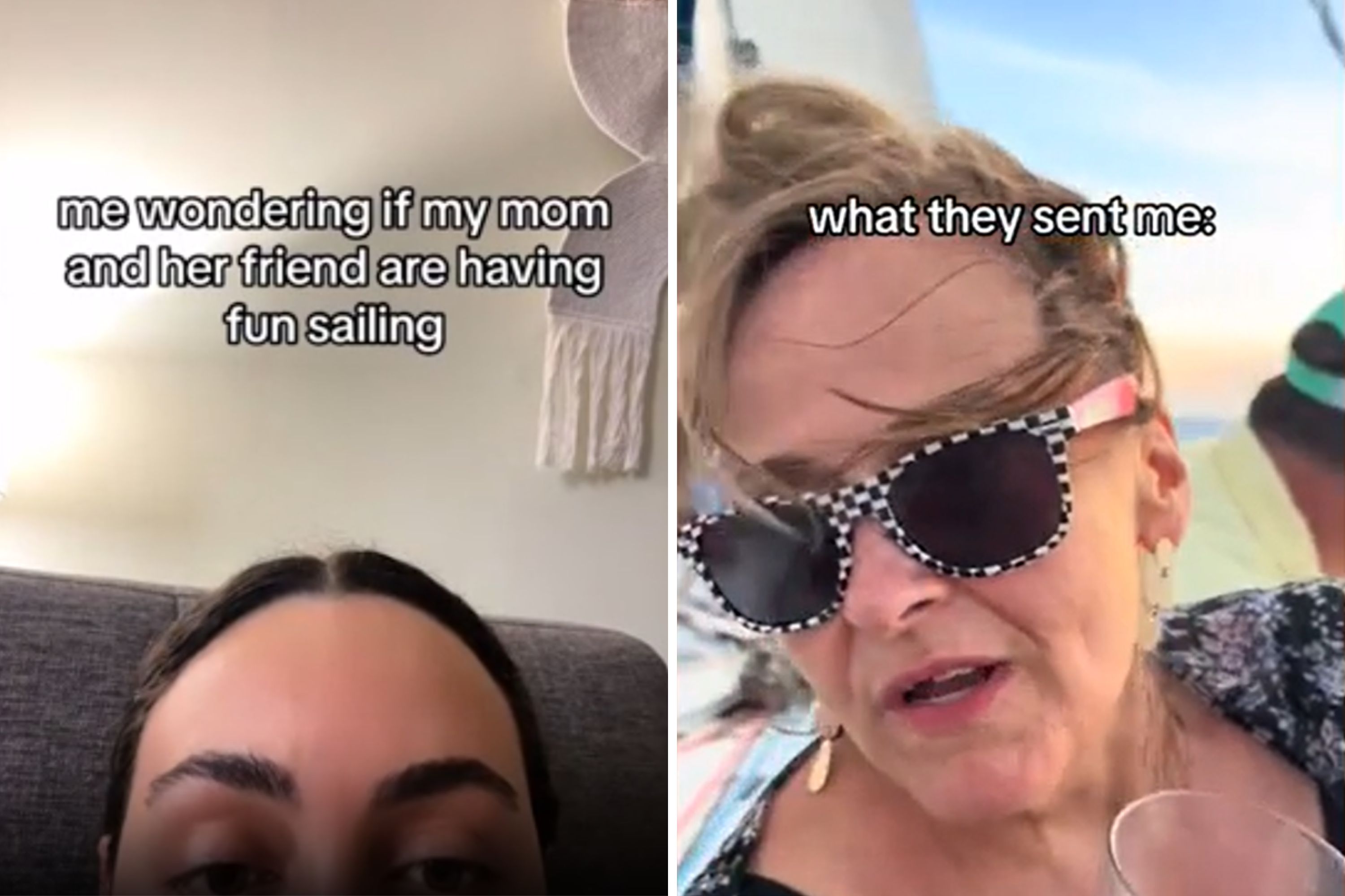 Woman Asks if Mom Is Enjoying Sailing Vacation—Not Prepared for Response Woman Asks if Mom Is Enjoying Sailing Vacation—Not Prepared for Response