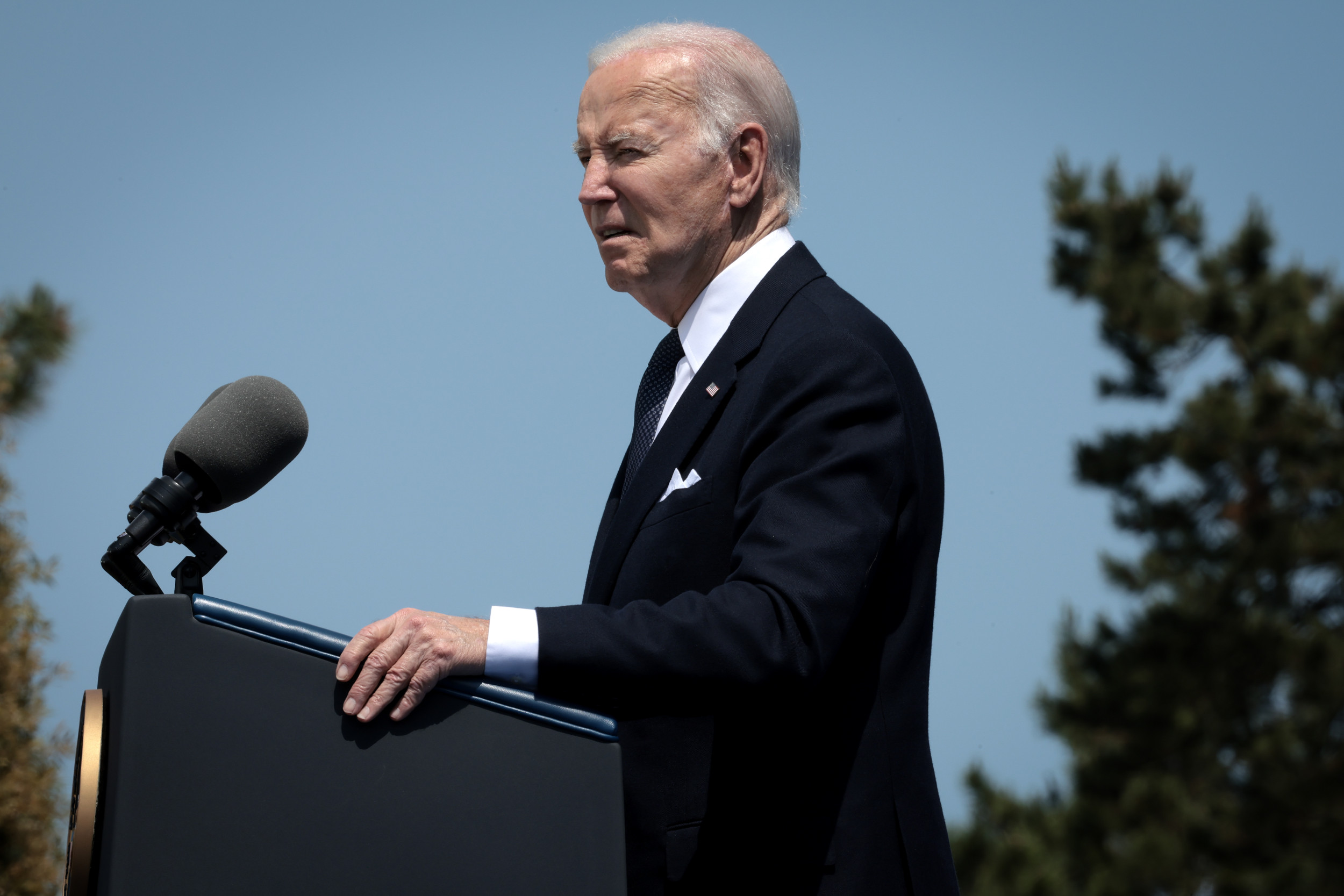 Joe Biden Move at D-Day Speech Goes Viral: 'Awkward'