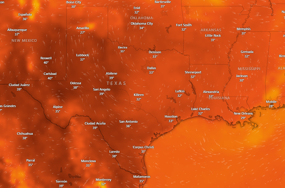 Full list of cities issued heat advisory in Texas and New Mexico