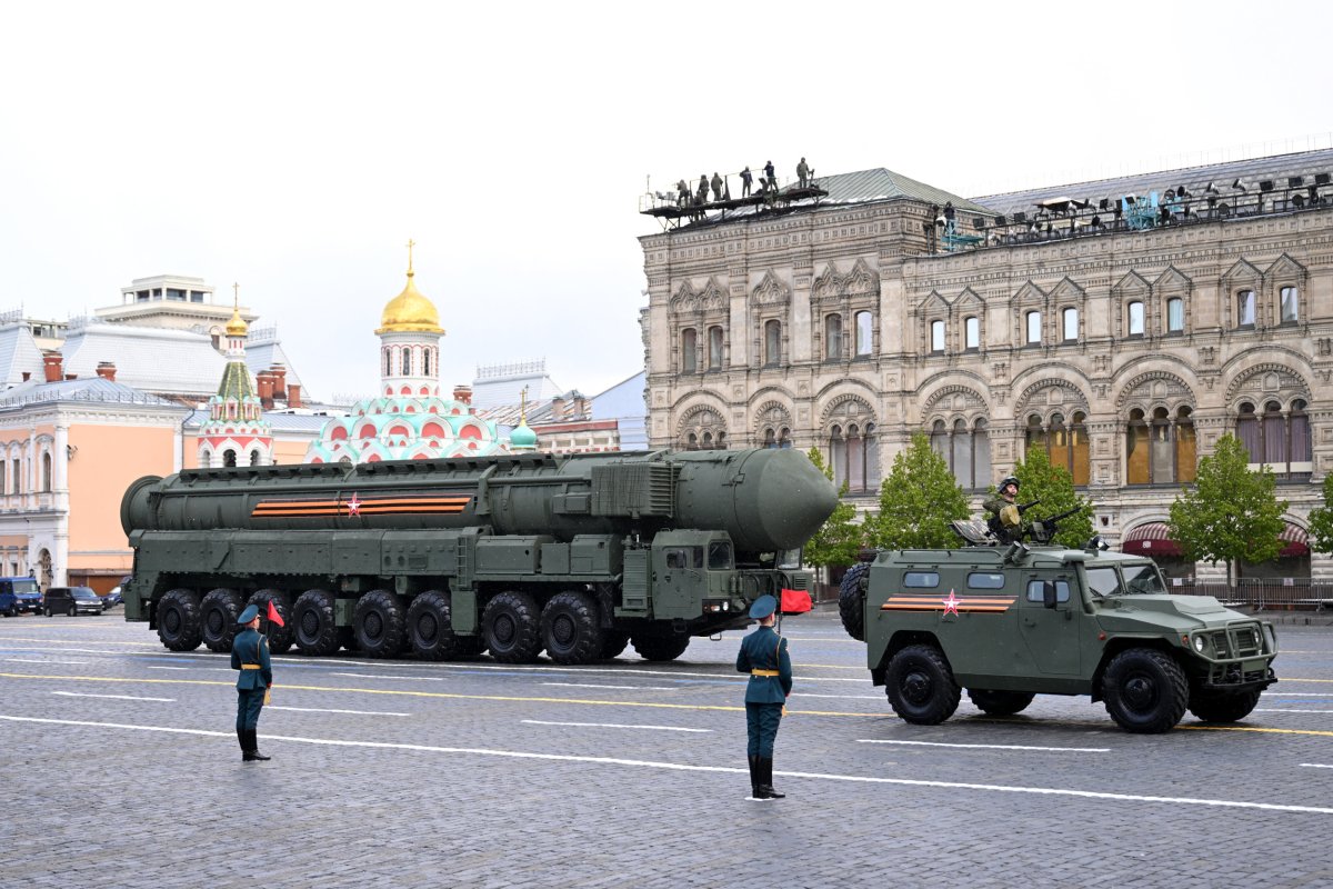 Russian Yars ICBM in Moscow 2024