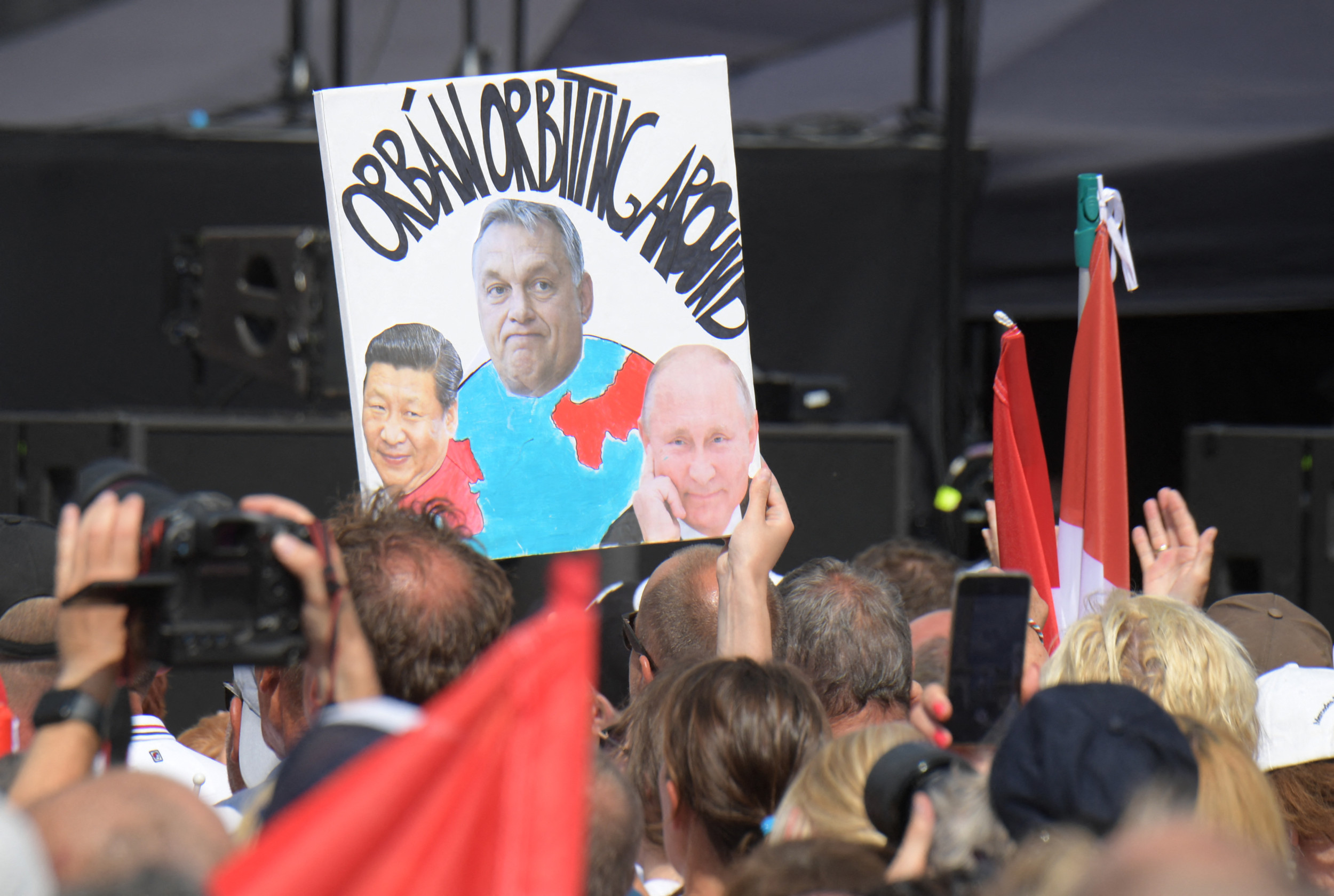 Putin’s NATO ally faces massive protest