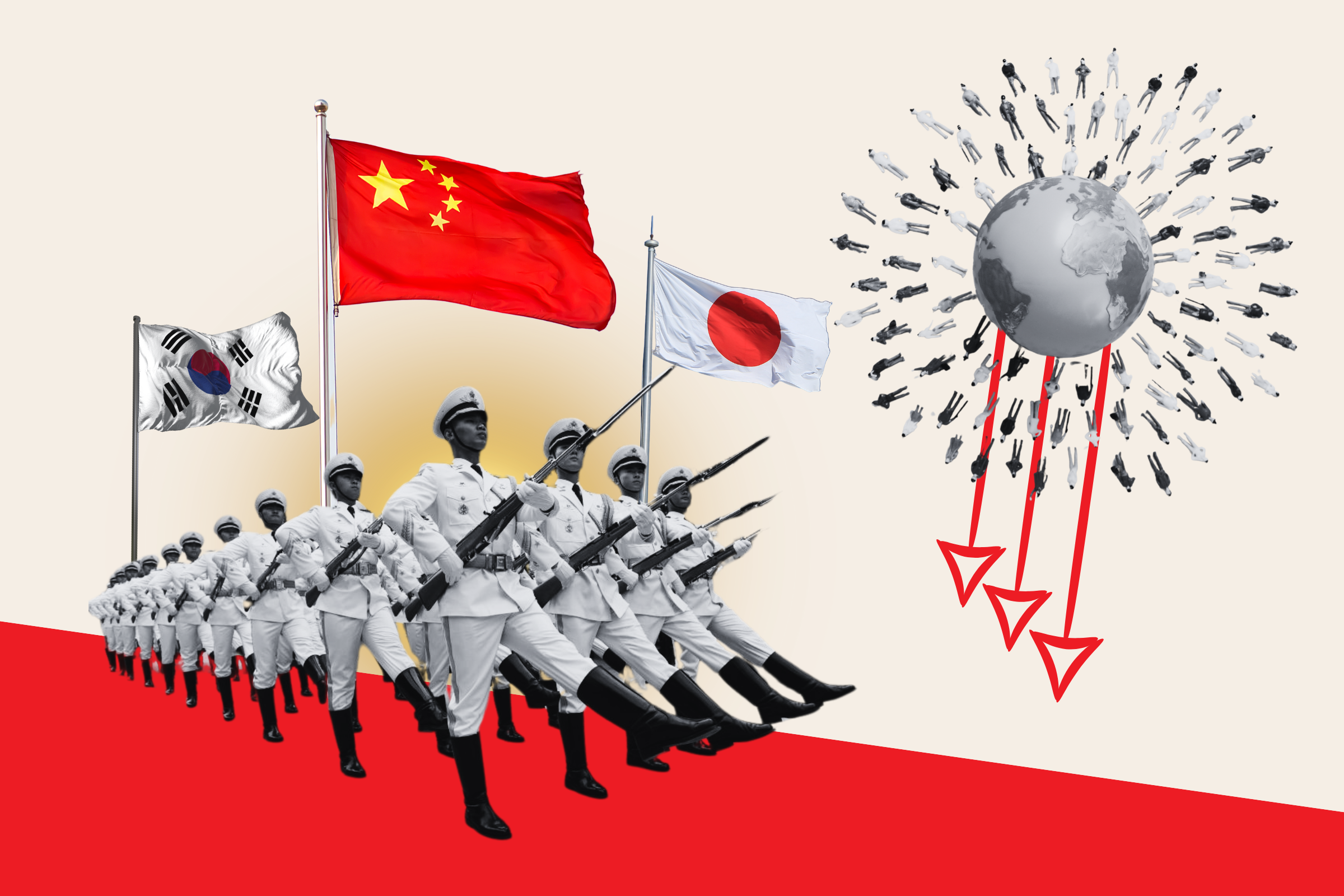 Les crises démographiques pourraient-elles nuire aux puissances militaires asiatiques ?