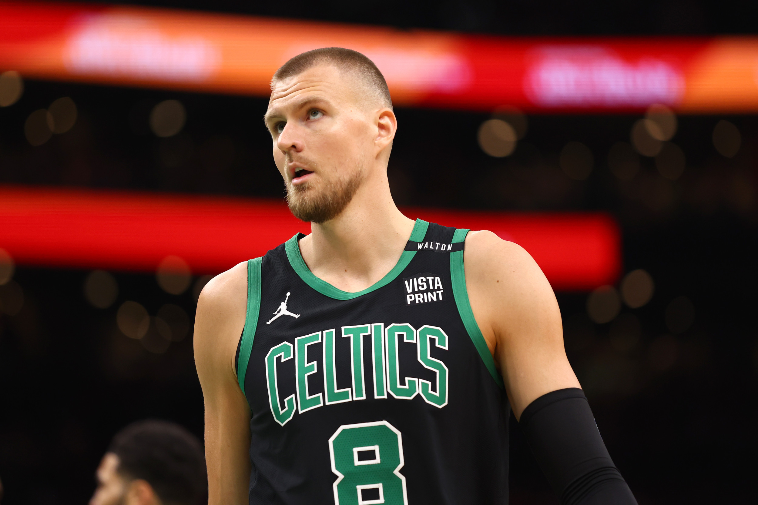 Celtics Star Kristaps Porzingis Suffers Tear In Leg - Newsweek