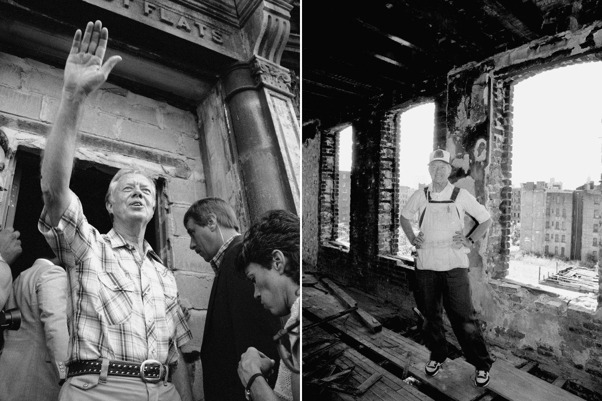 Jimmy Carter Habitat for Humanity NYC 1984