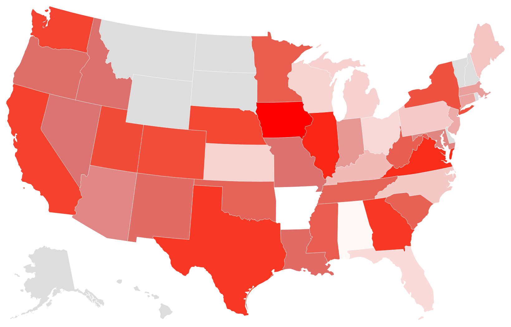 Map Reveals States With America's Rudest Plane Passengers Newsweek