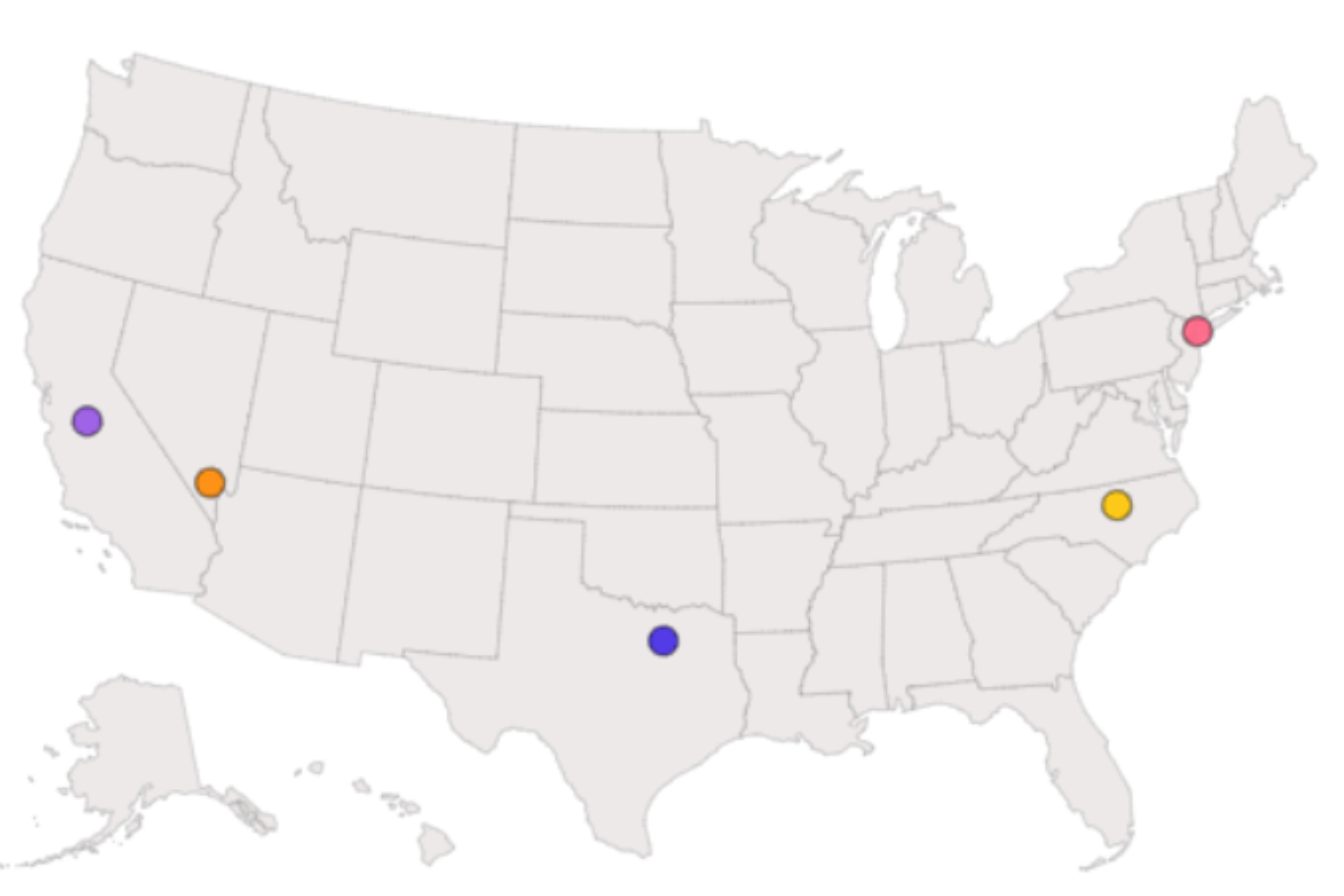 Map Shows Upcoming Rail Megaprojects in the US