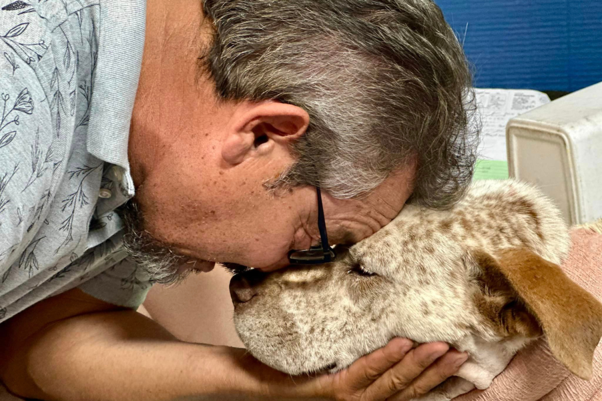 Pancho and his owner