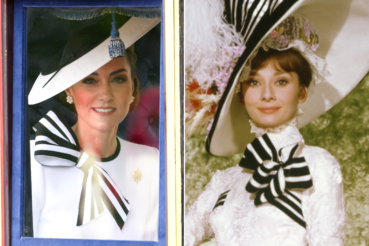 La princesa Kate y Audrey Hepburn