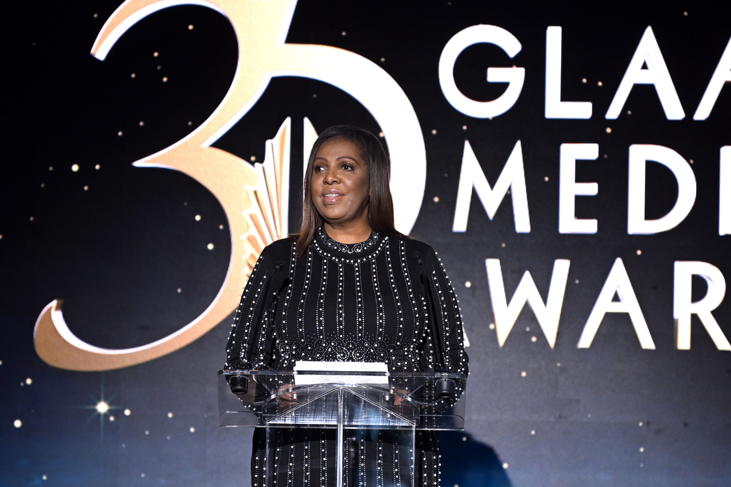 Letitia James Calls for Information After Pride Vandalism