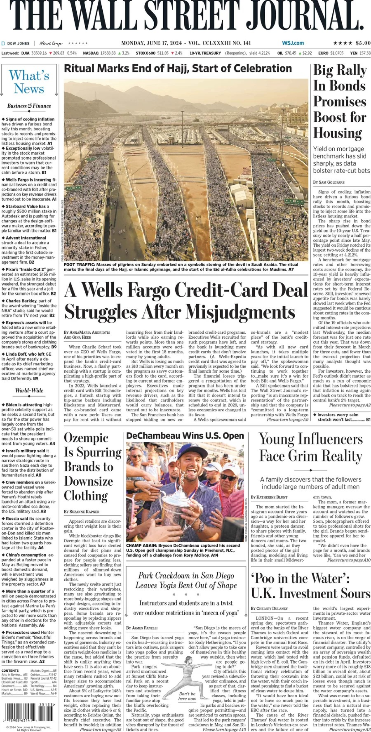 wall street journal june 17