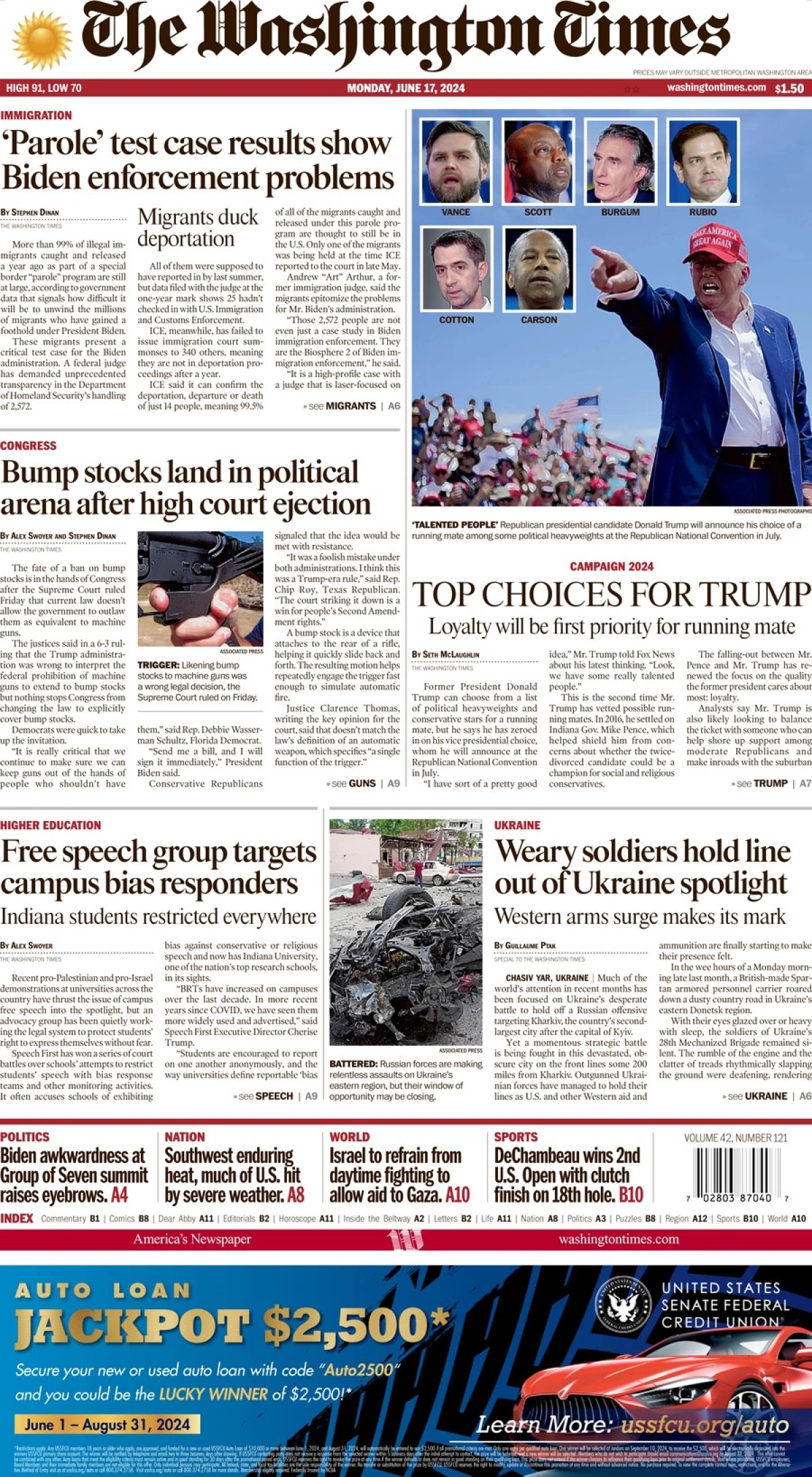 washington times june 17