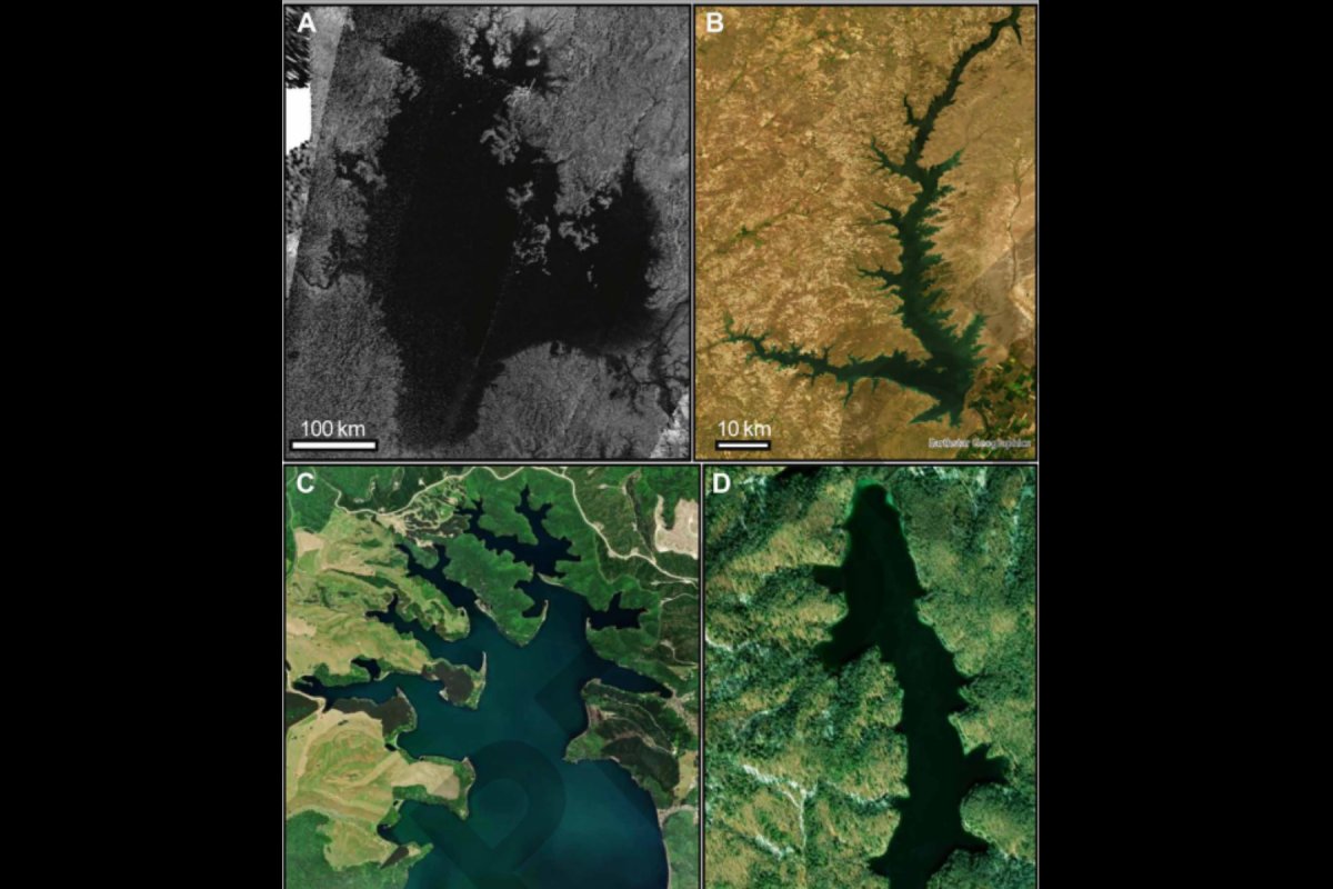 Titan and Earth's Lakes