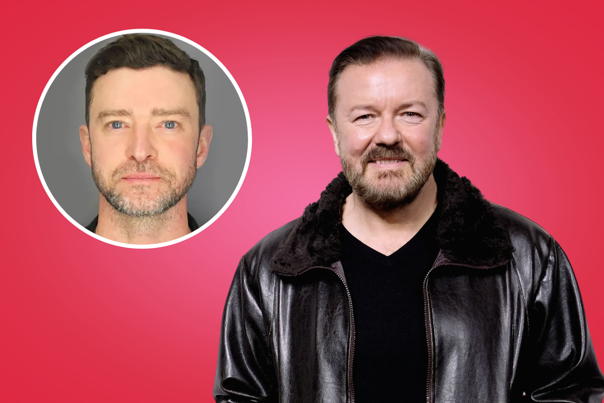 Ricky Gervais' Justin Timberlake Message Goes Viral - Newsweek