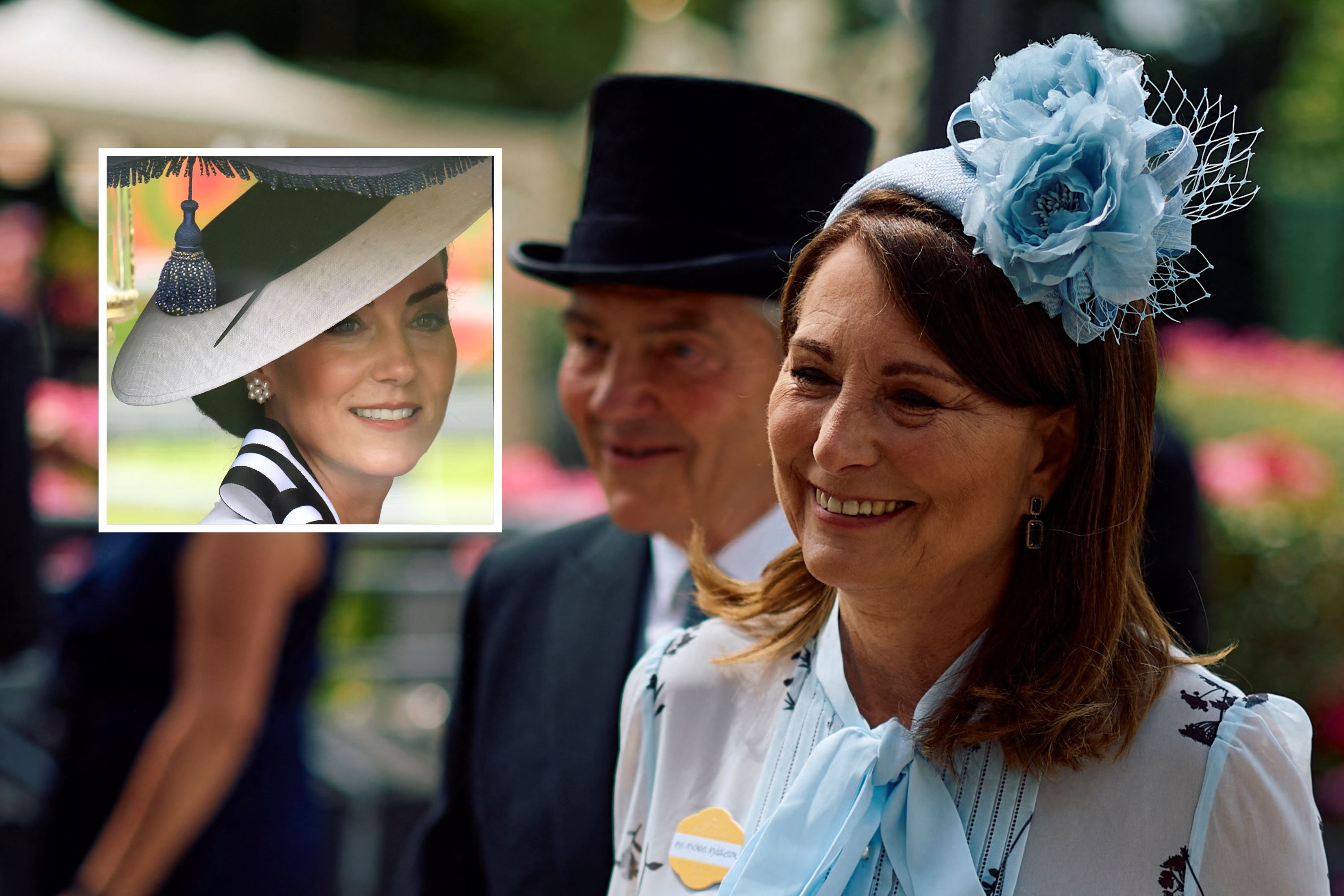 Les parents de la princesse Kate apparaissent en public après son retour