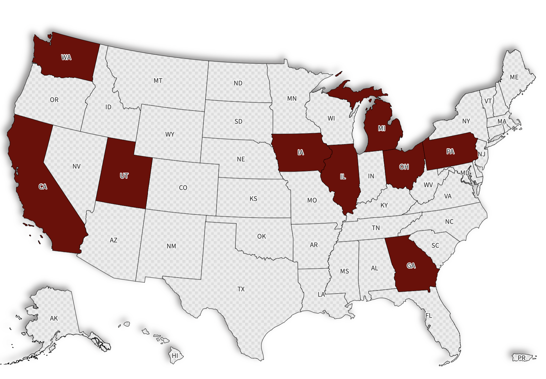 Chocolate Recall Map Shows Nine States Impacted by Health Warning