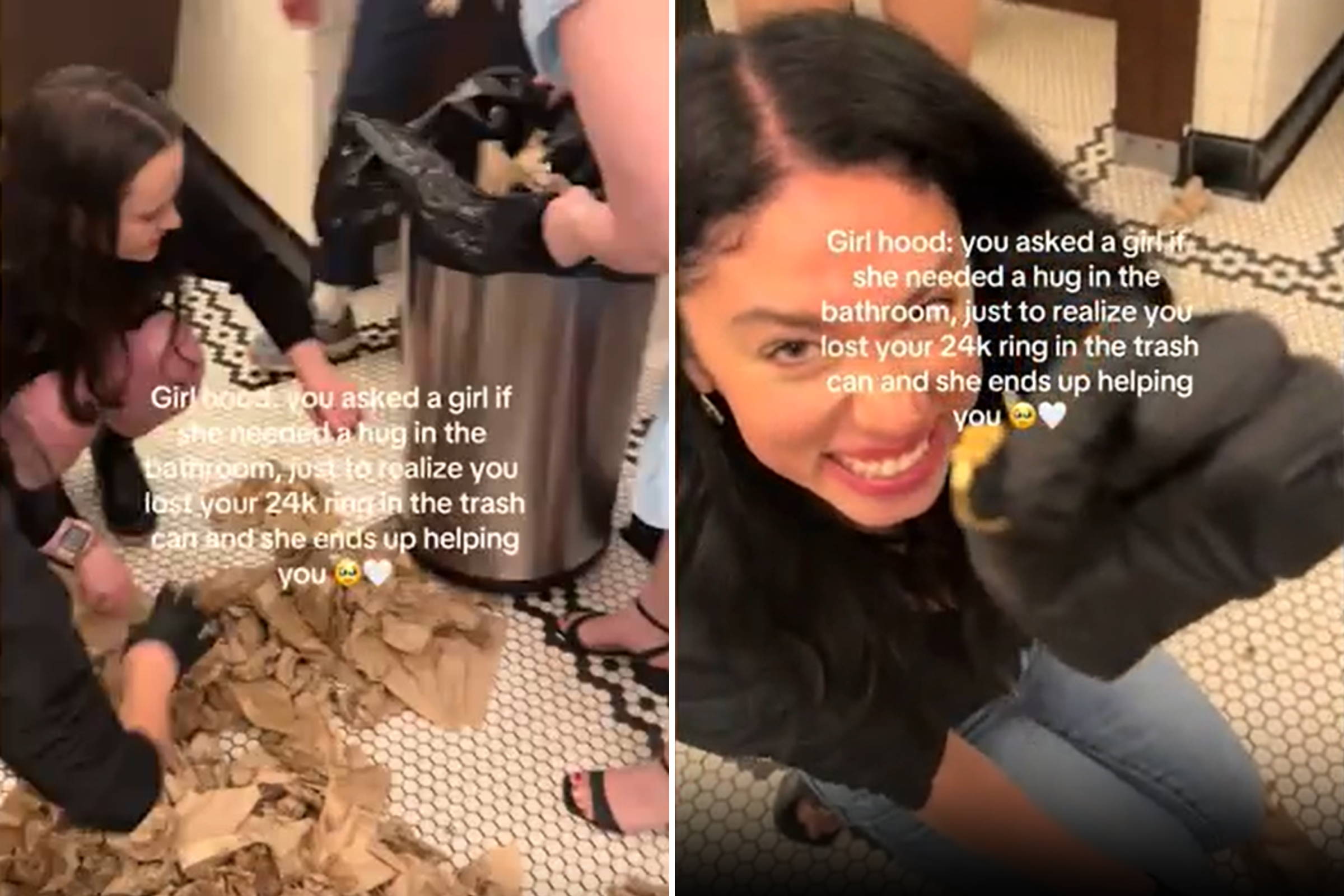 Woman Thinks She Lost 24Kt Ring in Public Bathroom&mdash;Then Strangers Step Up