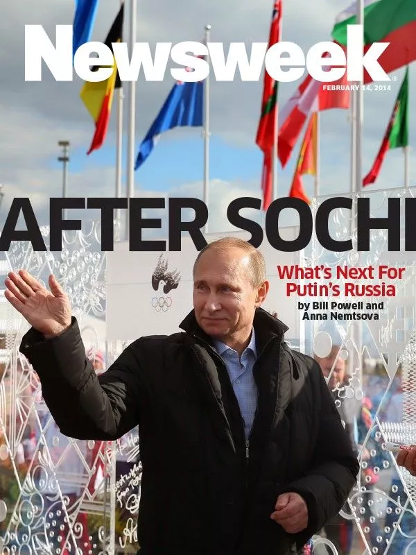 Newsweek cover, February 14, 2014