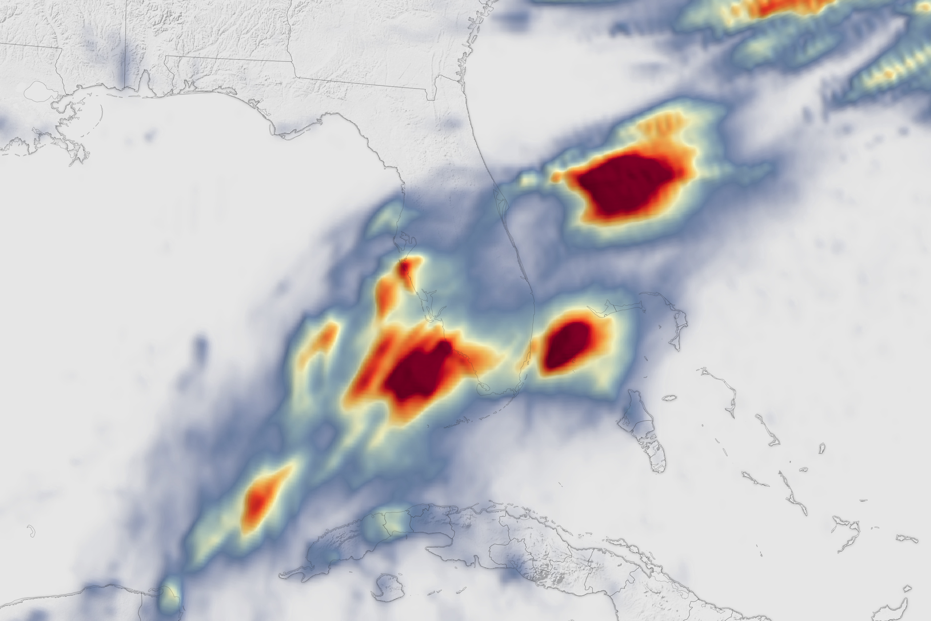 Des images de la NASA cartographient les précipitations record de la Floride une fois tous les 1 000 ans