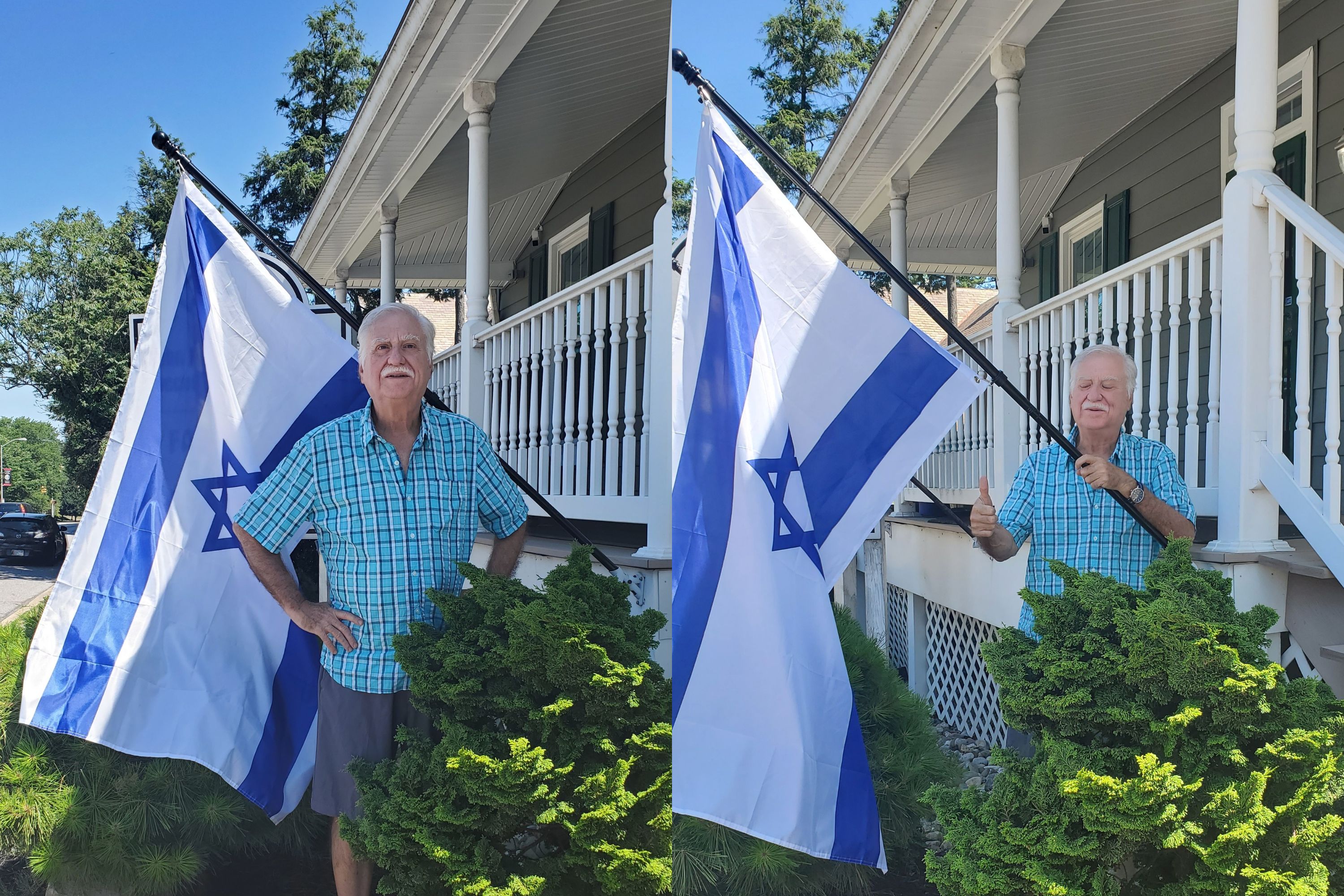 Doctor Defiant After Israeli Flag Repeatedly Torn Down It s A Hate 