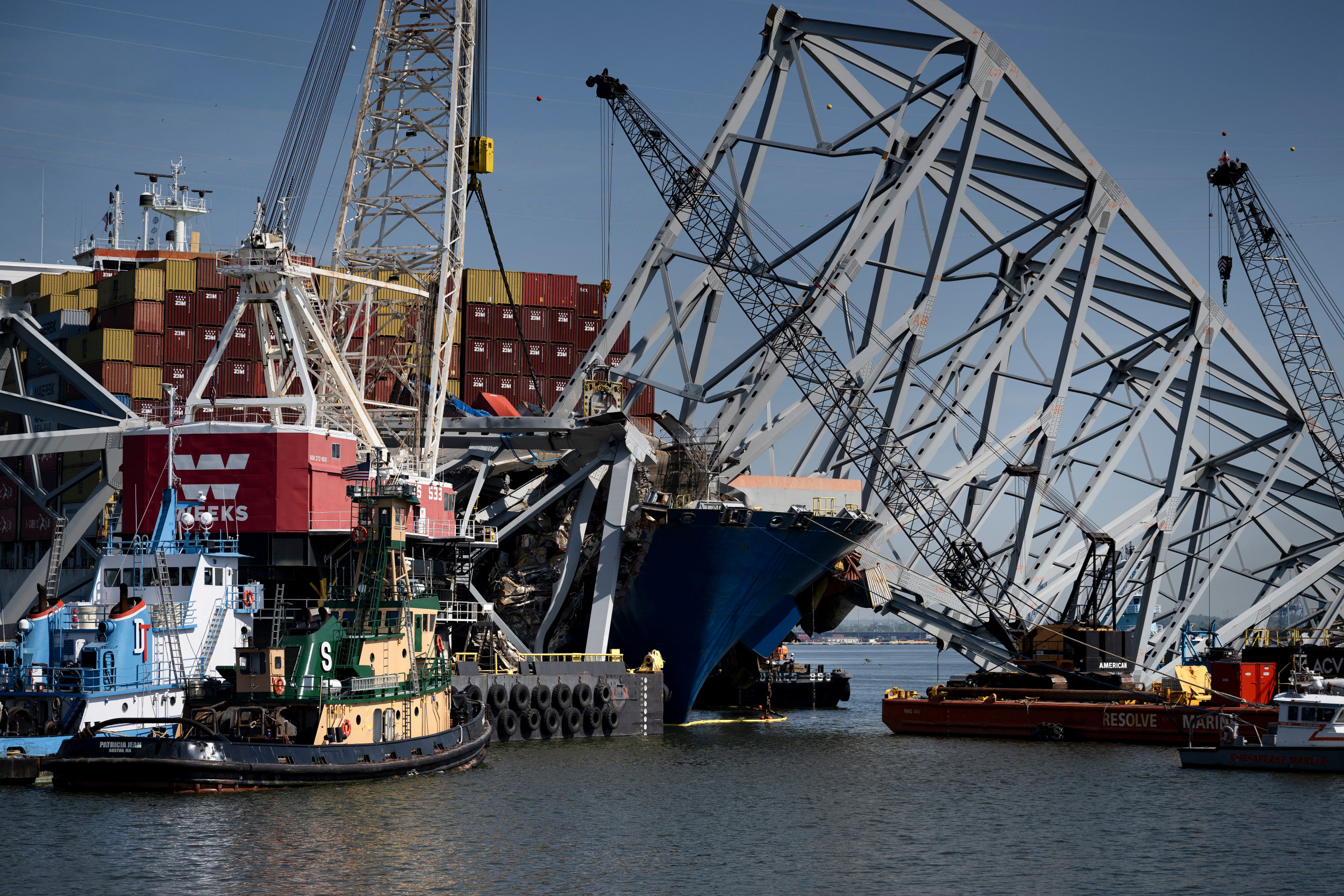 Cargo Ship Leaves Baltimore 3 Months After Fatal Bridge Collapse