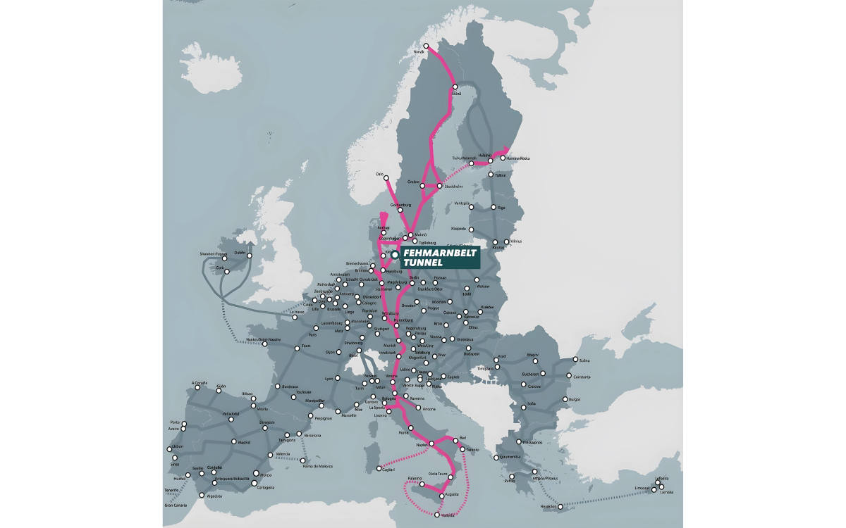 How Fehmarnbelt will link with Europe